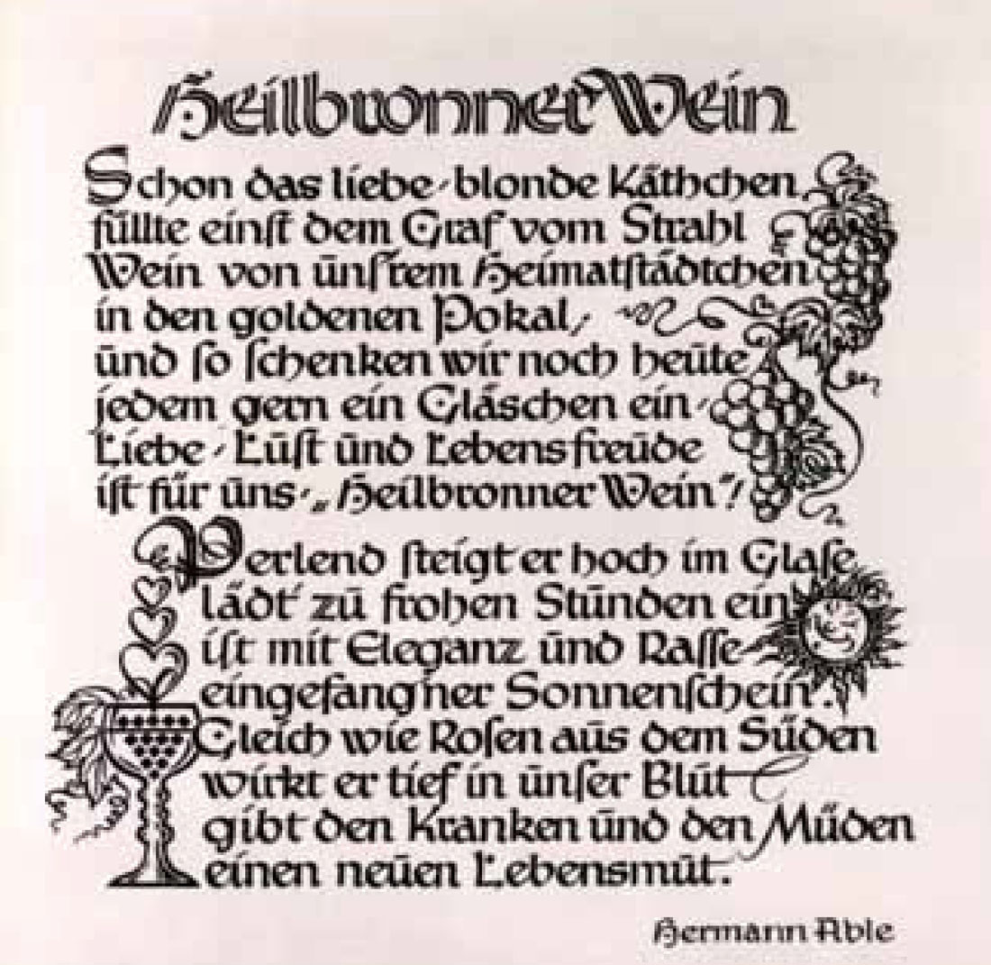 Gedicht von Hermann Able